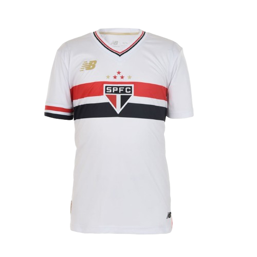 Camisa New Balance S�o Paulo I 2025 Infantil