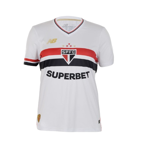Camisa New Balance S�o Paulo I 2025 Ofc Feminino