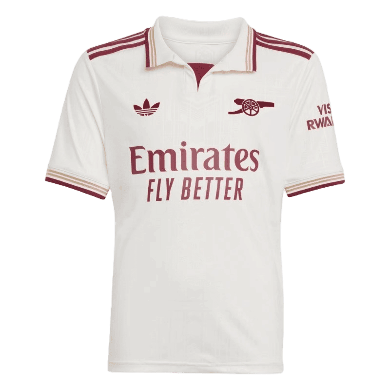 Camisa Adidas Arsenal III 25/26 Oficial Infantil