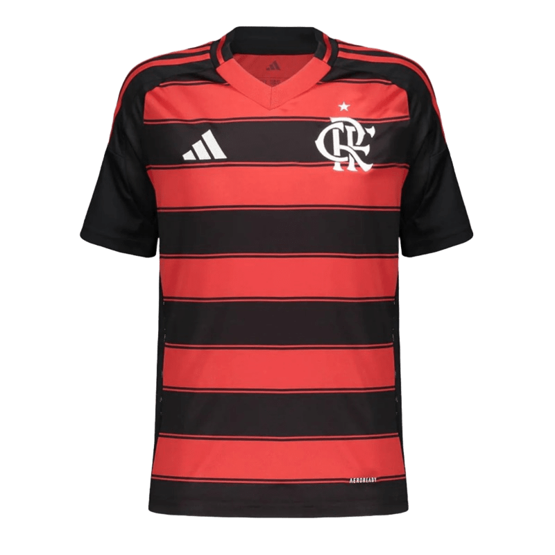 Camisa Adidas Flamengo I 2025 Oficial Juvenil