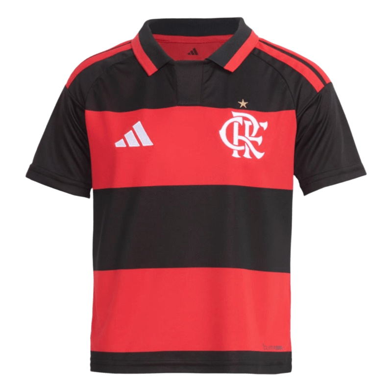 Camisa Adidas Flamengo I 2026 Torcedor Infantil