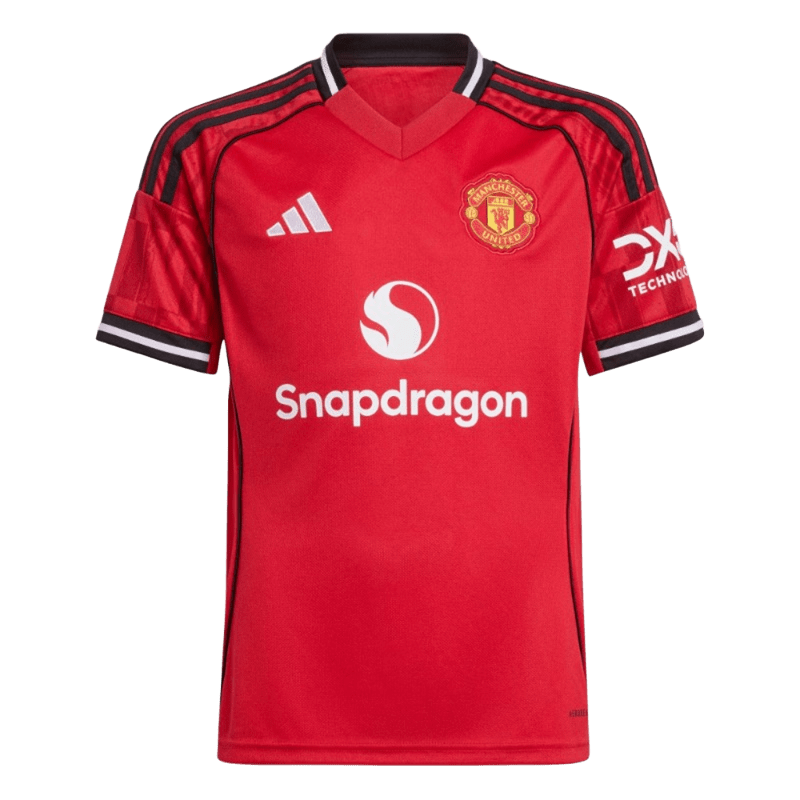 Camisa Adidas Manchester United I 25/26 Infantil